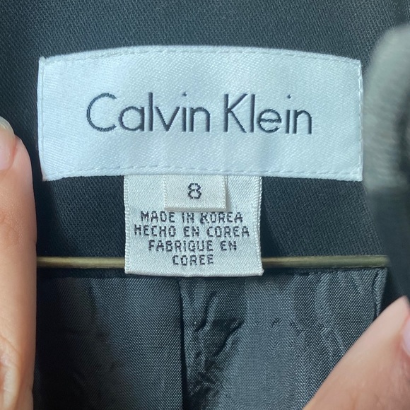 Calvin Klein Collarless Zippered Jacket - Picture 7 of 9